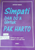 Simpati dan Do'a untuk Pak Harto: Kumpulan Surat-Surat (1 Januari s/d 30 Juni 1999)