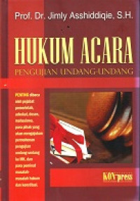 Hukum Acara Pengujian Undang-undang