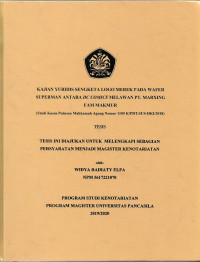 KAJIAN YURIDIS SENGKETA LOGO MEREK PADA WAFER SUPERMAN ANTARA DC COMICS MELAWAN PT. MARXING FAM MAKMUR (STUDI KASUS PUTUSAN MAHKAMAH AGUNG NOMOR 1105 K/PDT.SUS-HKI/2018).