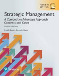 Strategic Management : A Competitive Advantage Approach, Concepts and Cases (sixteenth edition)